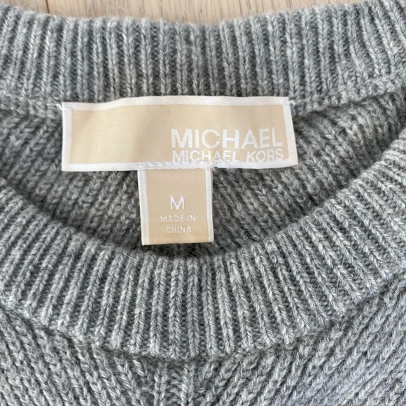 Hi Lo Cashmere MK sweater Vest - Picture 3 of 4